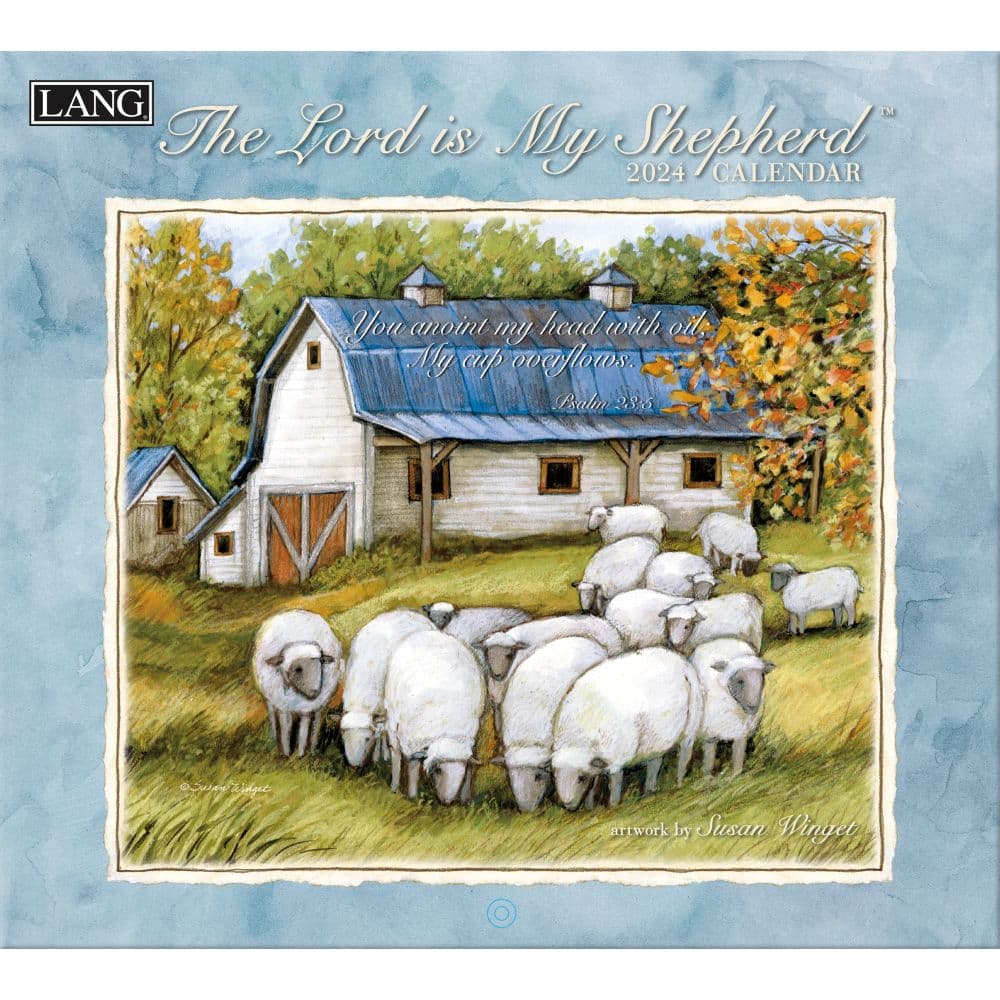 Lord Is My Shepherd 2024 Wall Calendar