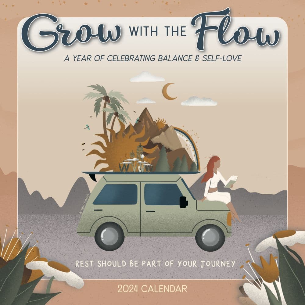 Grow With The Flow 2024 Mini Wall Calendar