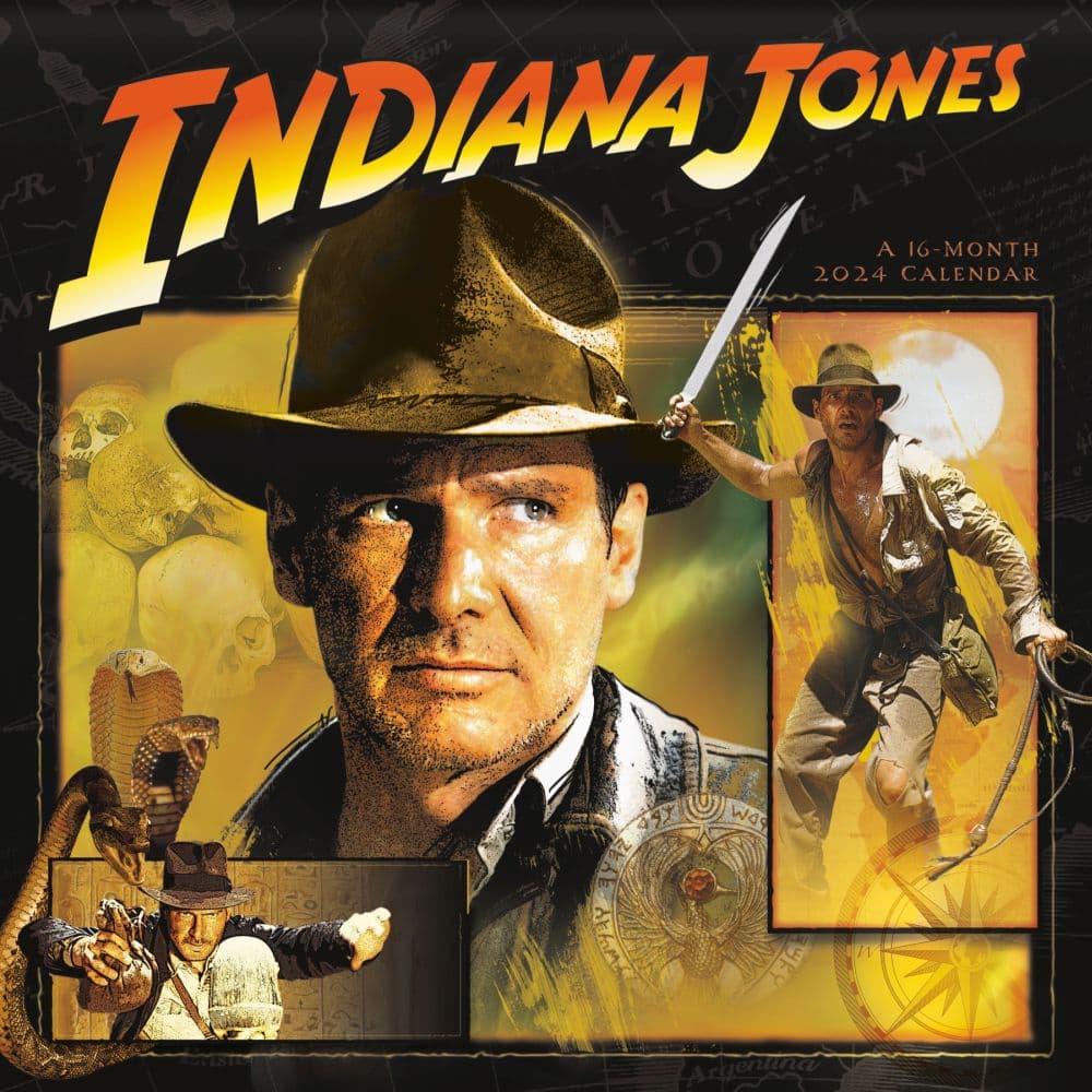 Indiana Jones Classic 2024 Wall Calendar