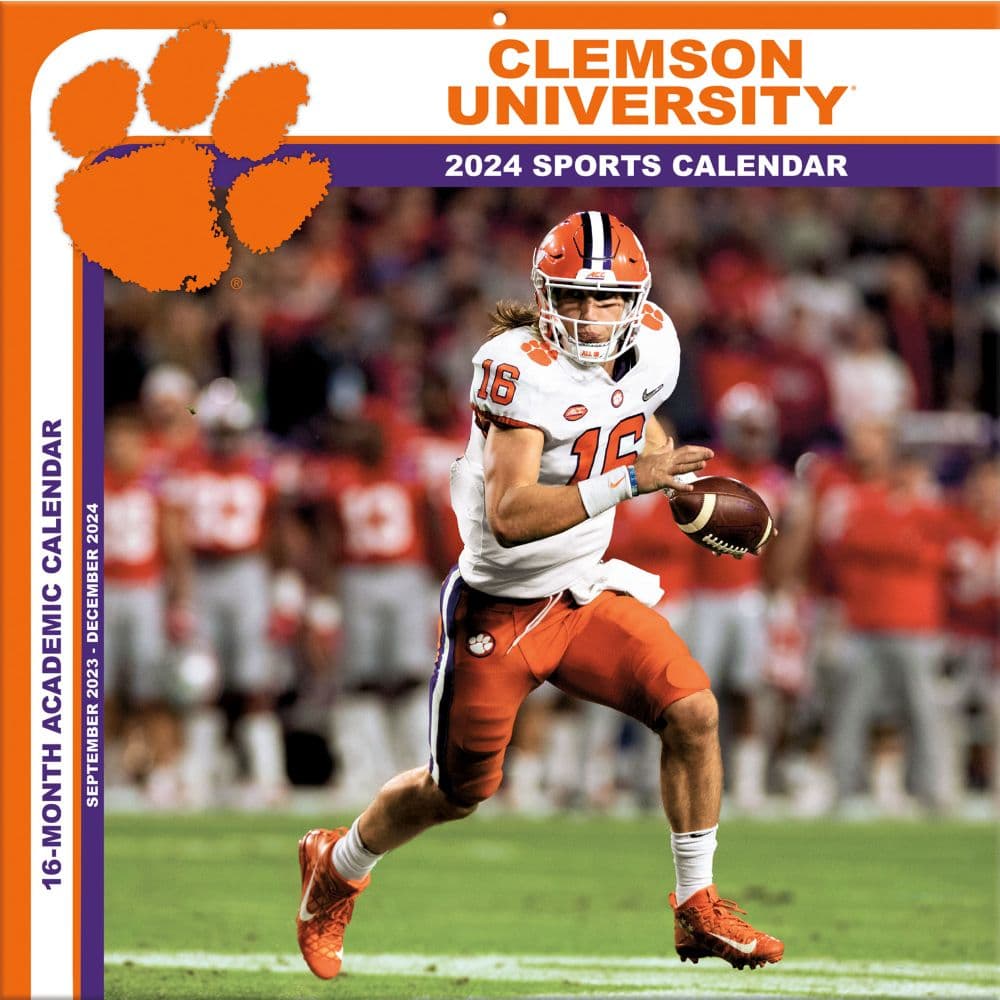 Clemson Tigers 2024 Wall Calendar