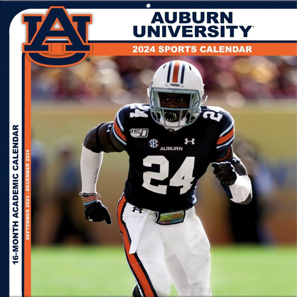 Auburn Tigers 2024 Wall Calendar