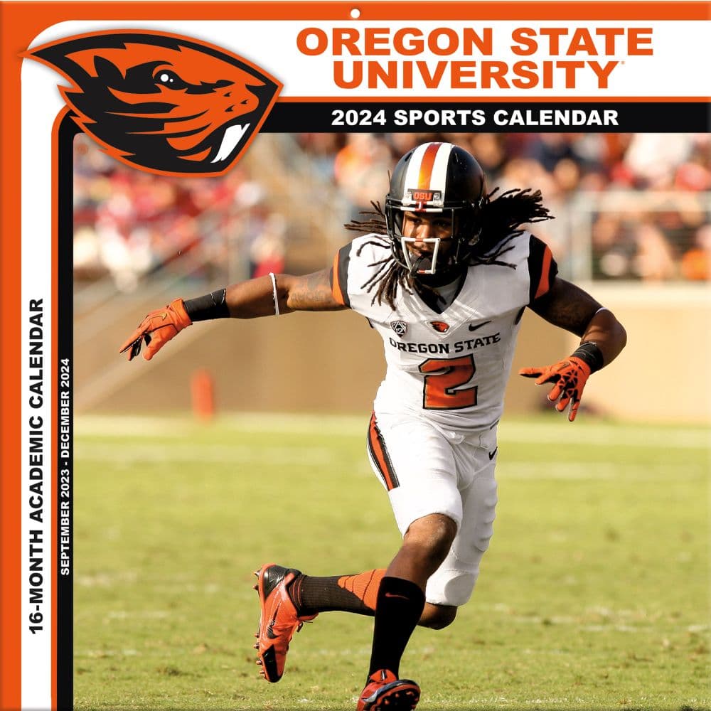 COL Oregon State Beavers 2024 Wall Calendar