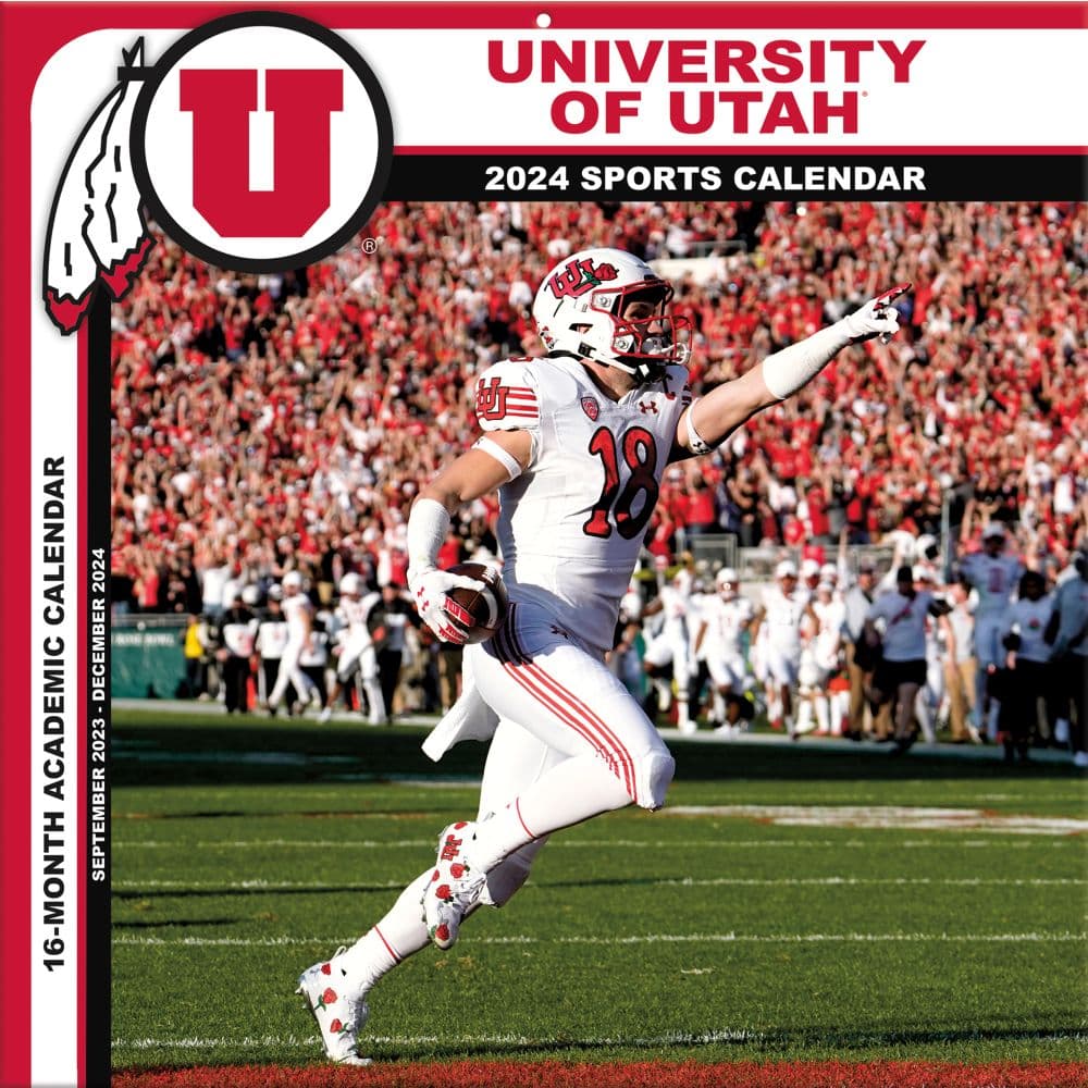 COL Utah Utes 2024 Wall Calendar