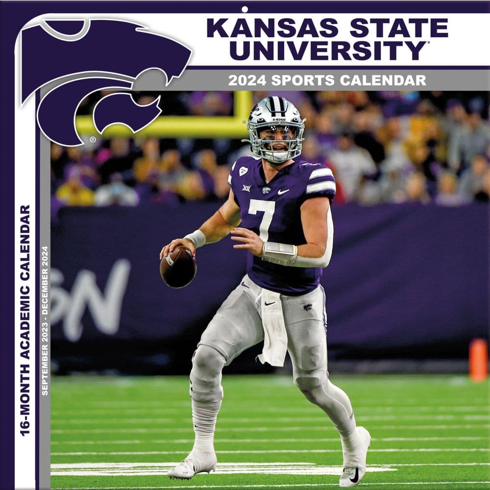 COL Kansas State Wildcats 2024 Wall Calendar