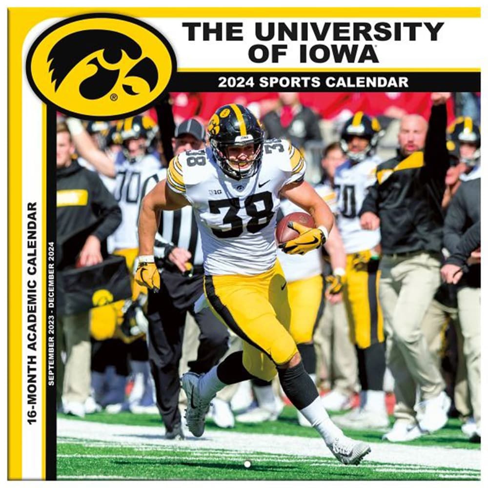 Iowa Hawkeyes 2024 Mini Wall Calendar