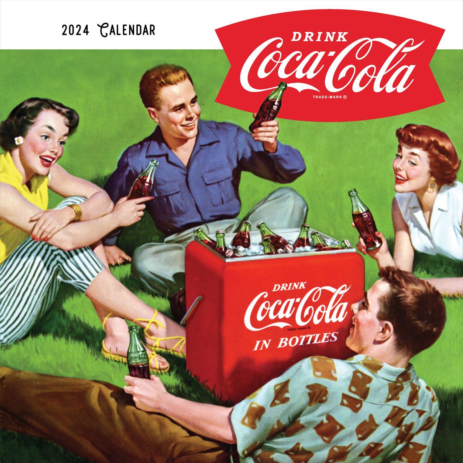 Coca-Cola Anytime Nostalgia 2024 Wall Calendar