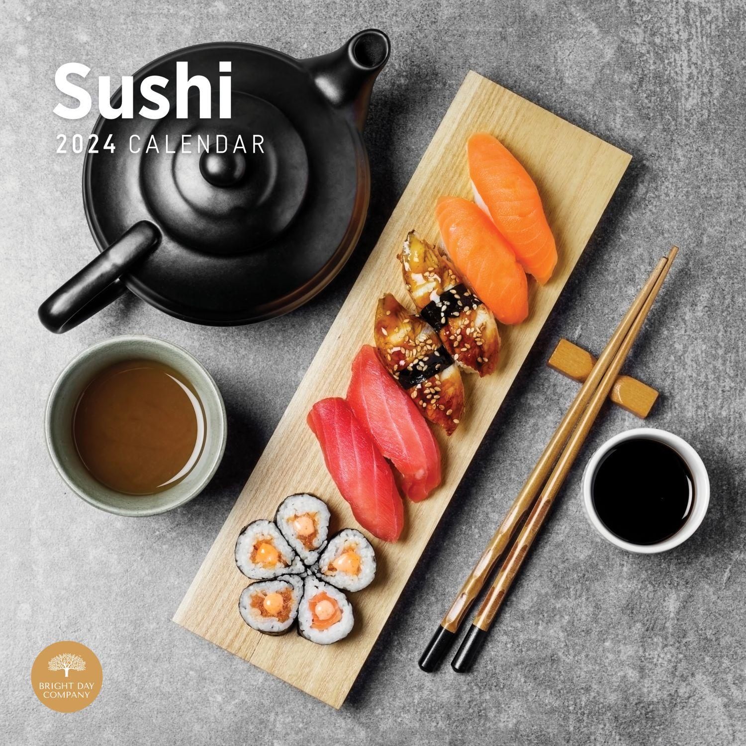 Sushi 2024 Wall Calendar