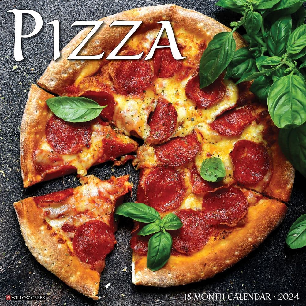 Pizza 2024 Wall Calendar