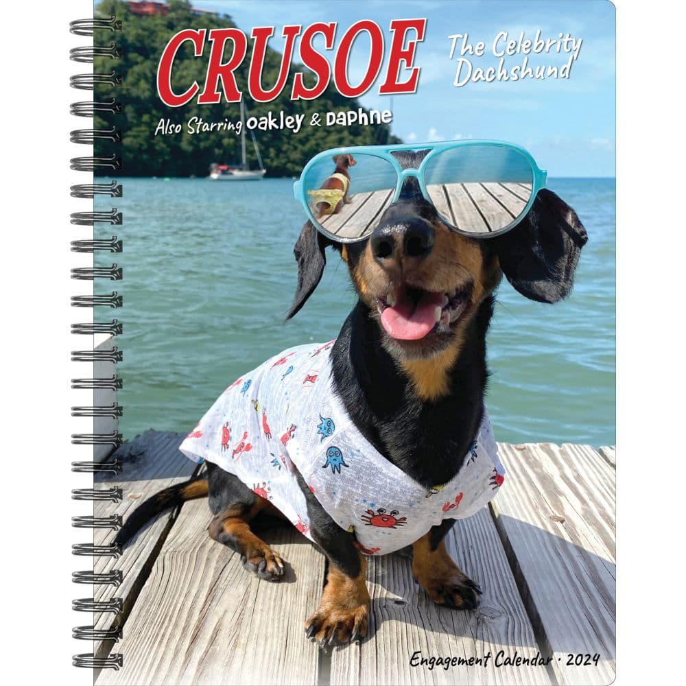 Crusoe Celebrity Dachshund 2024 Engagement Planner