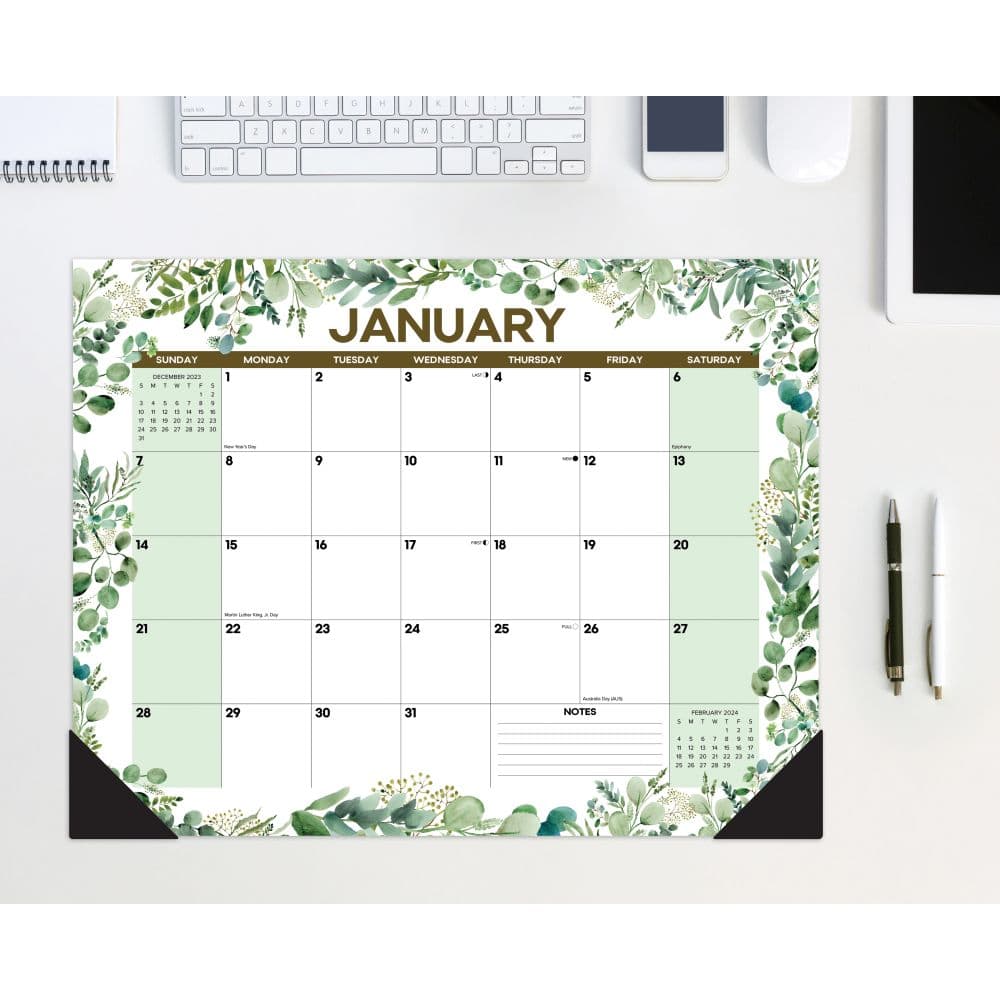 Eucalyptus 2024 Desk Pad