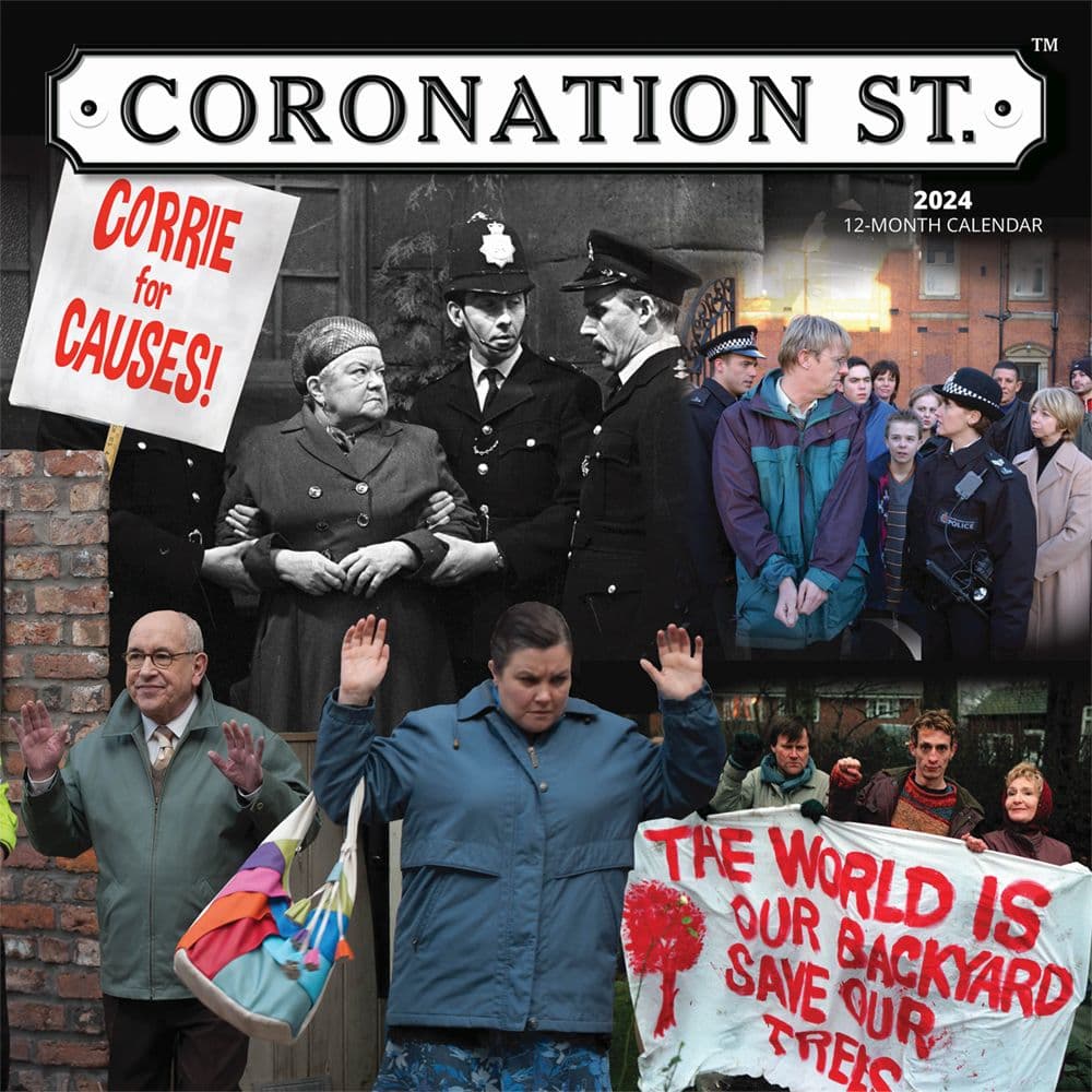 Coronation Street 2024 Wall Calendar