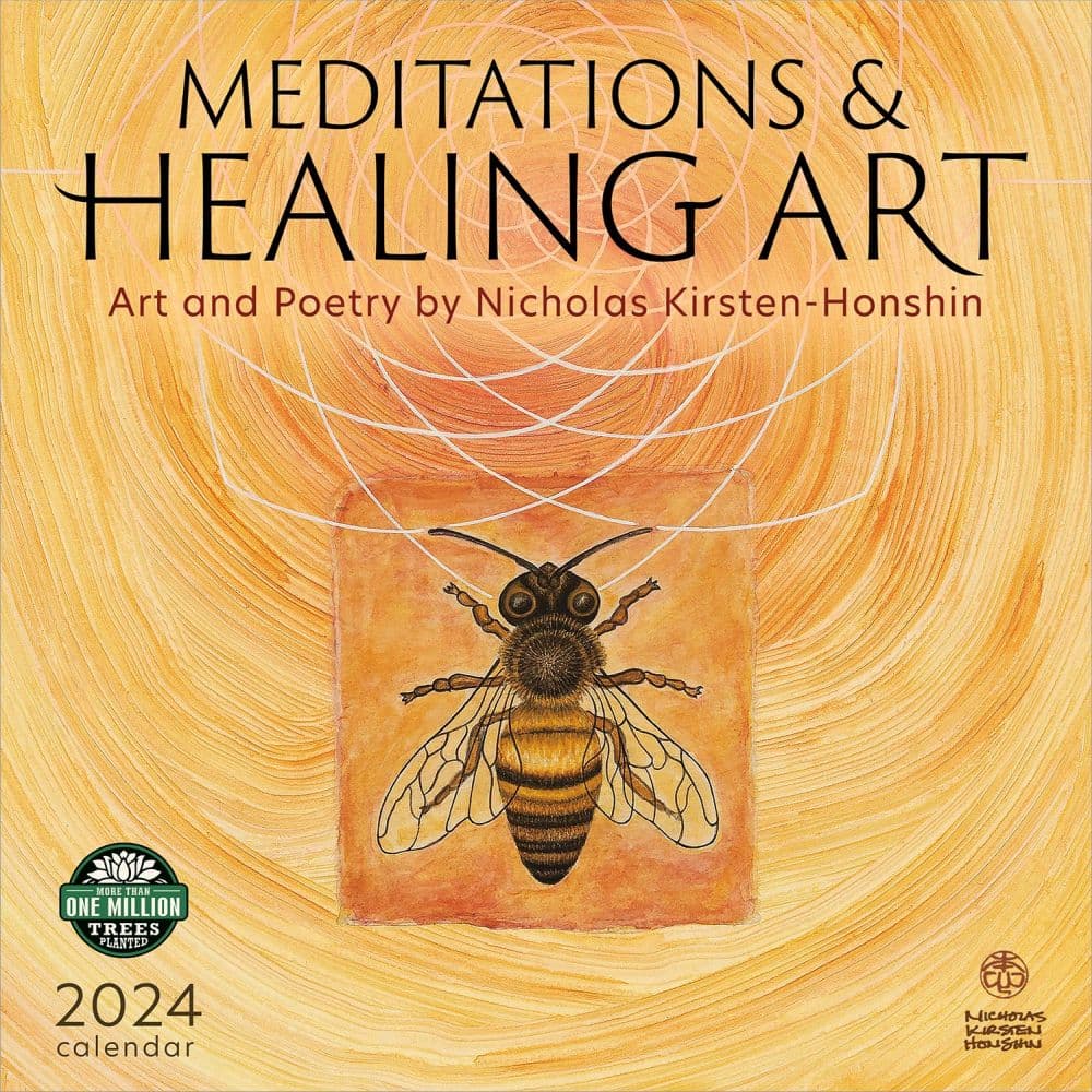 Meditations Heal Poetry 2024 Wall Calendar