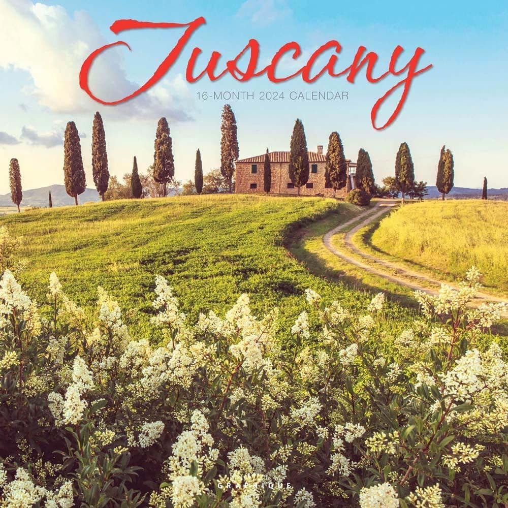 Tuscany 2024 Wall Calendar