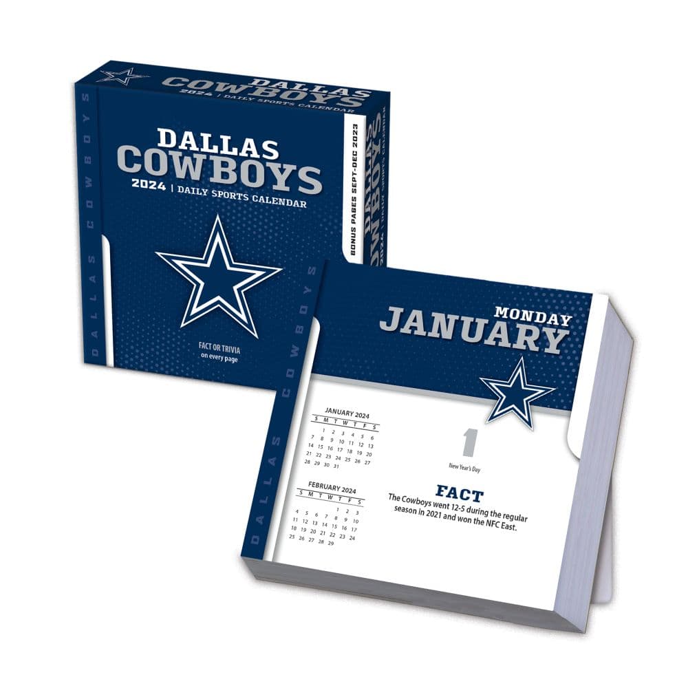 NFL Dallas Cowboys 2024 Desk Calendar