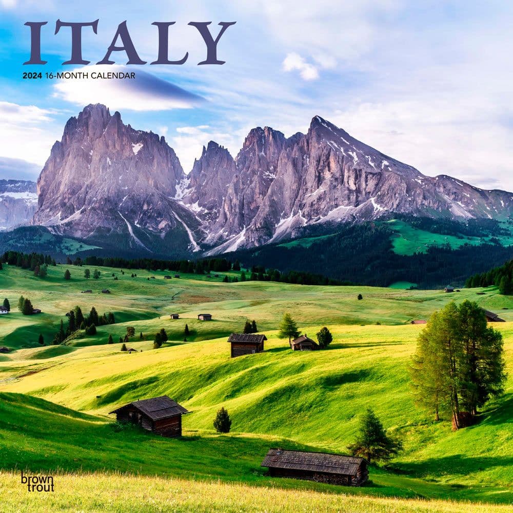 Italy 2024 Wall Calendar