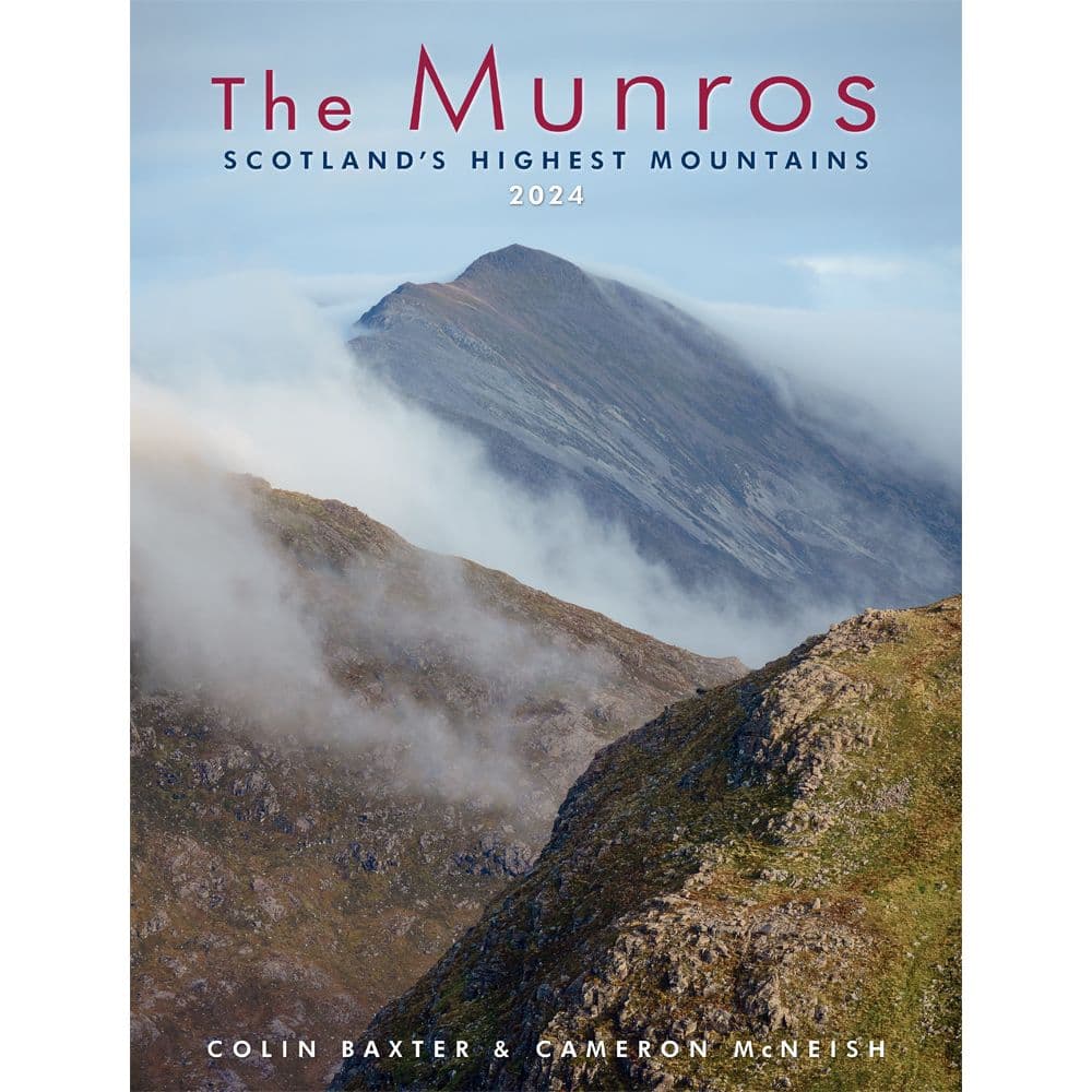 Munros Large 2024 Wall Calendar