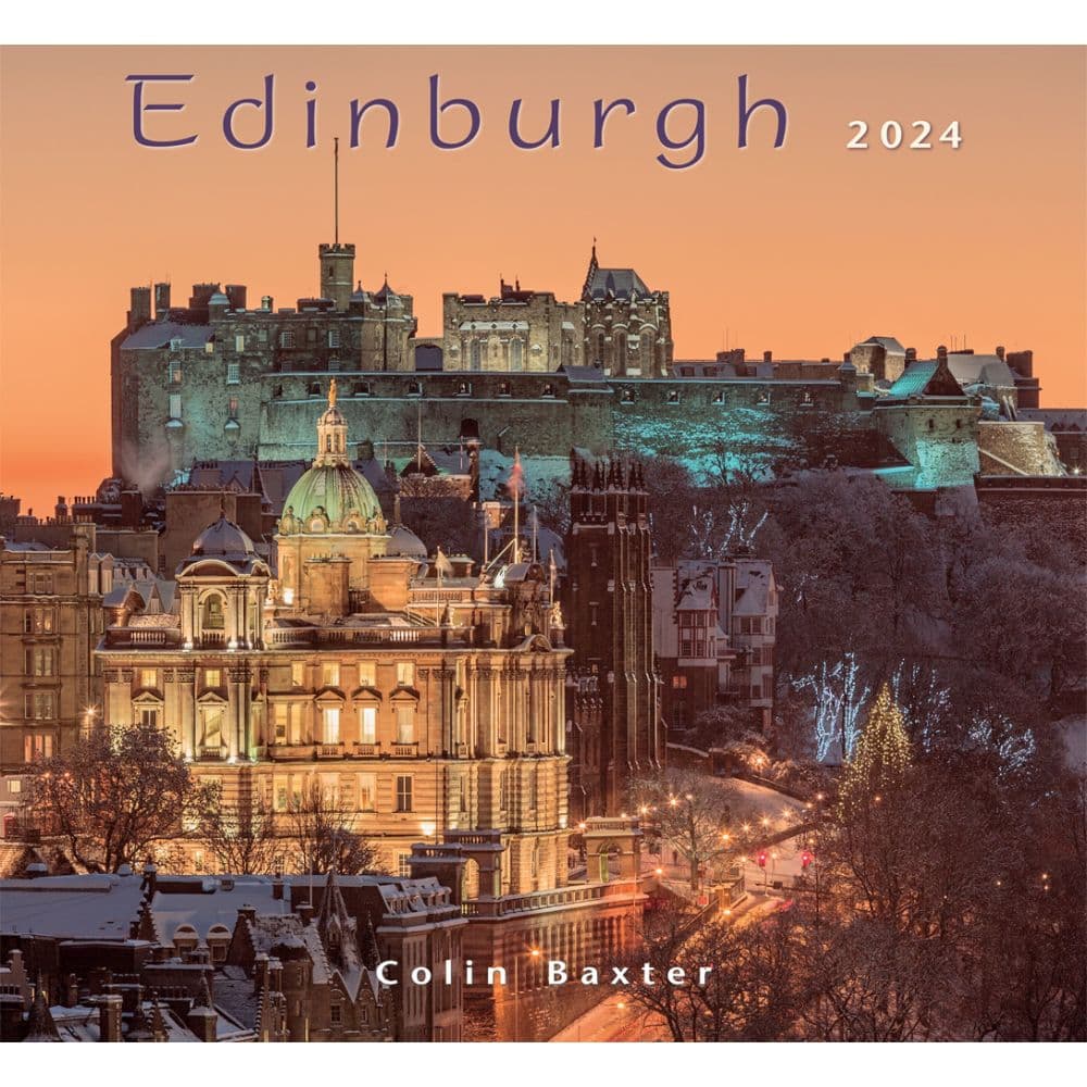 Edinburgh 2024 Wall Calendar