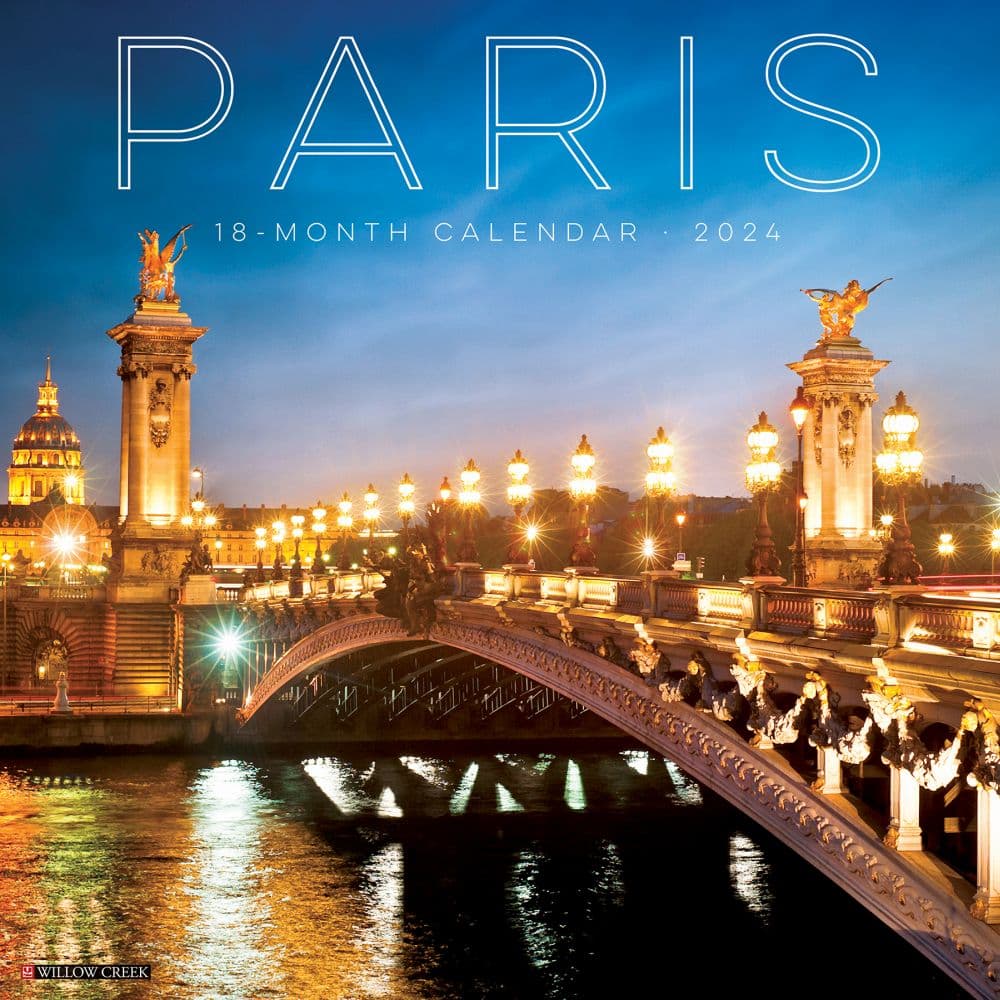 Paris 2024 Wall Calendar