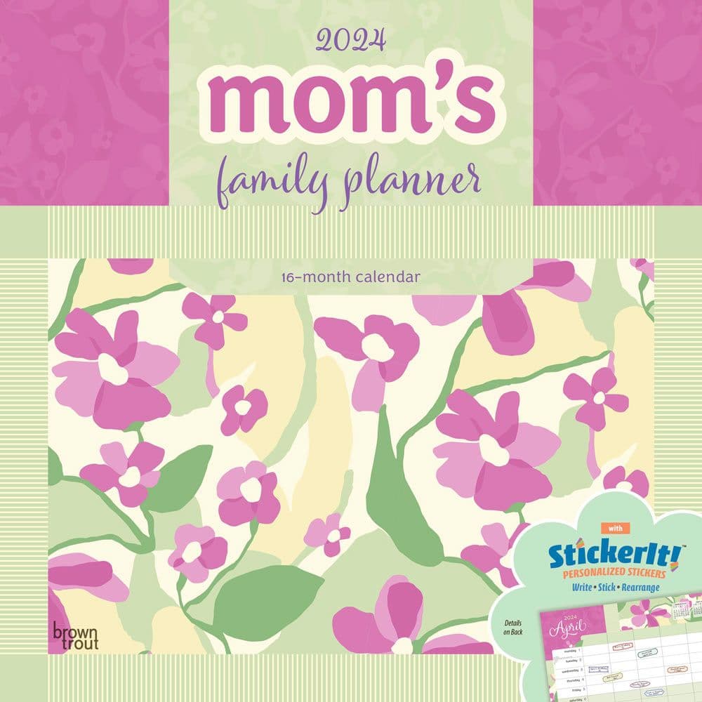 Moms Family Wall 2024 Planner