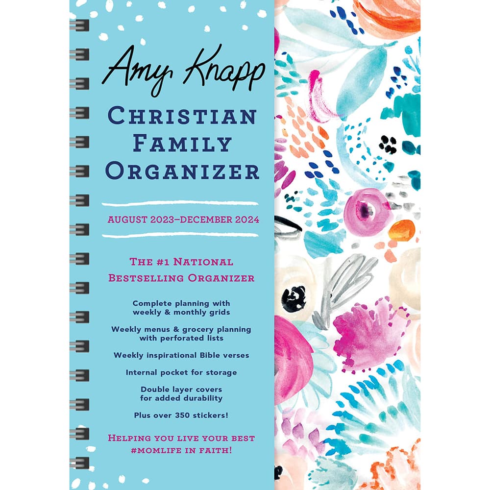 Amy Knapps Christian 2024 Family Organizer