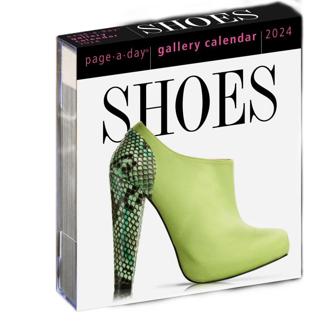 Shoes Gallery 2024 Desk Calendar