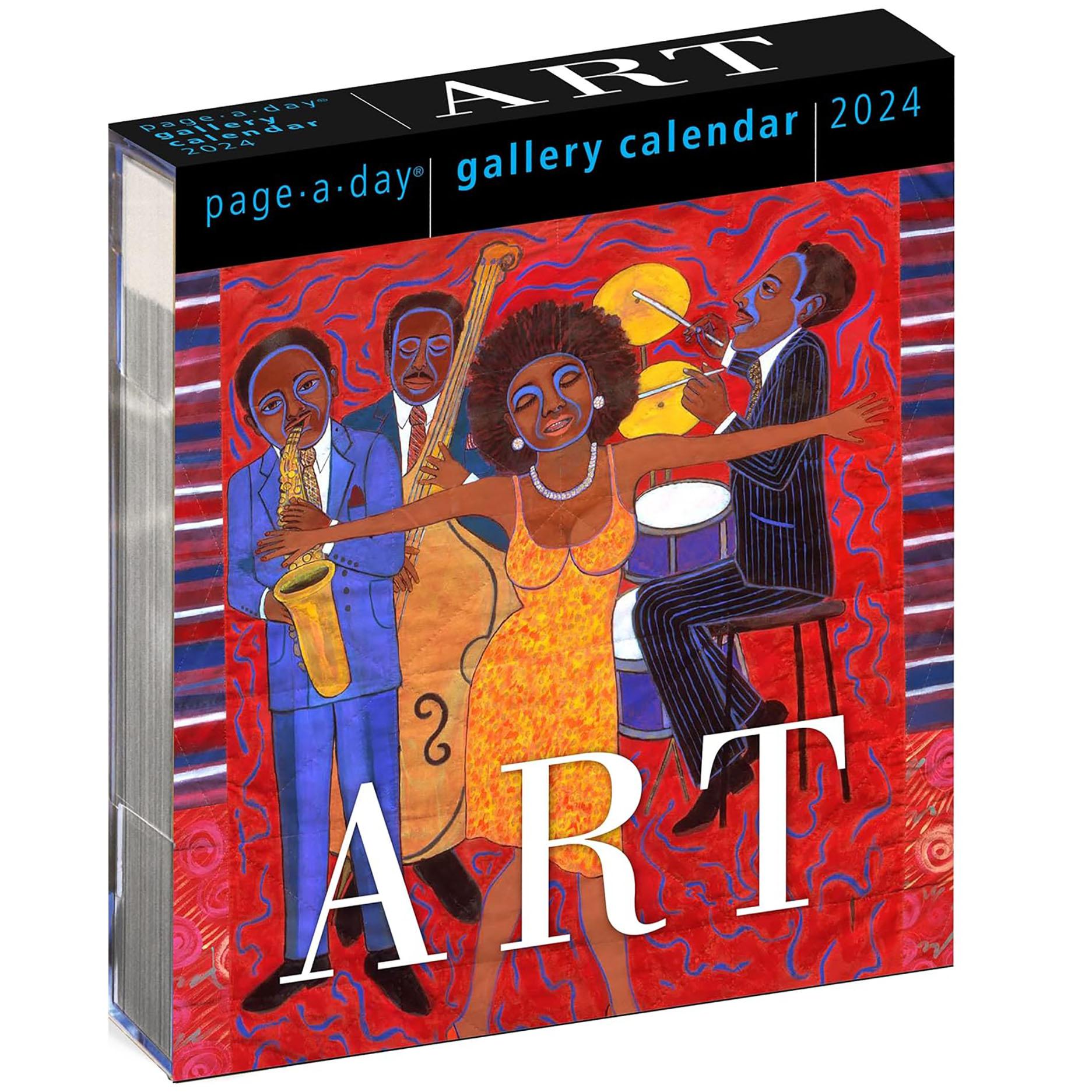 Art Gallery 2024 Desk Calendar