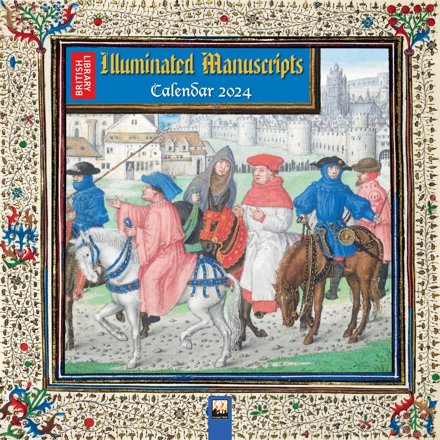 Illuminated Manuscripts 2024 Wall Calendar