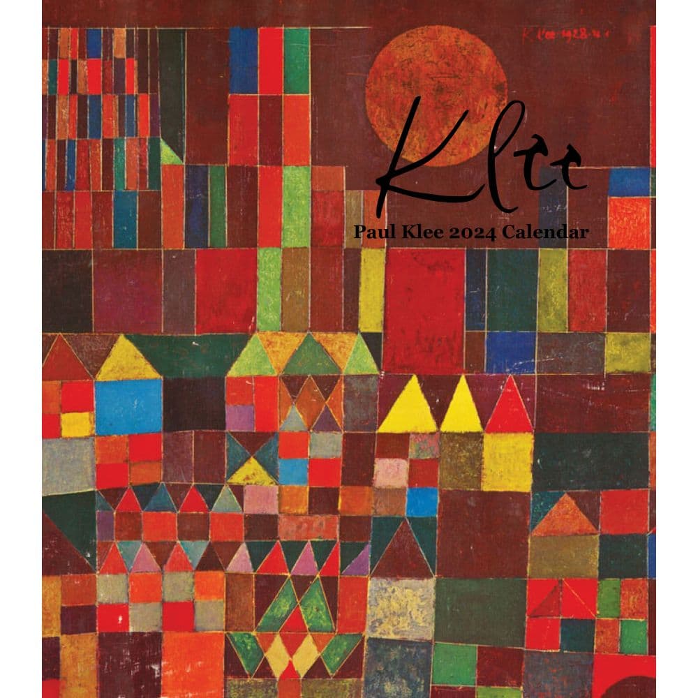 Klee 2024 Easel Desk Calendar