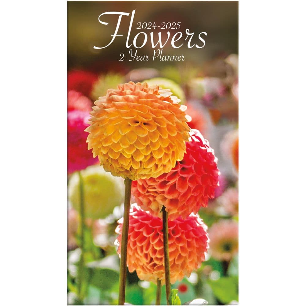 Flowers 2 Year 2024 Pocket Planner