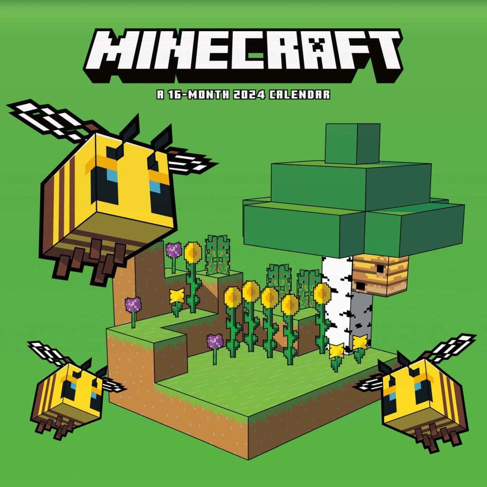 Minecraft 2024 Mini Wall Calendar