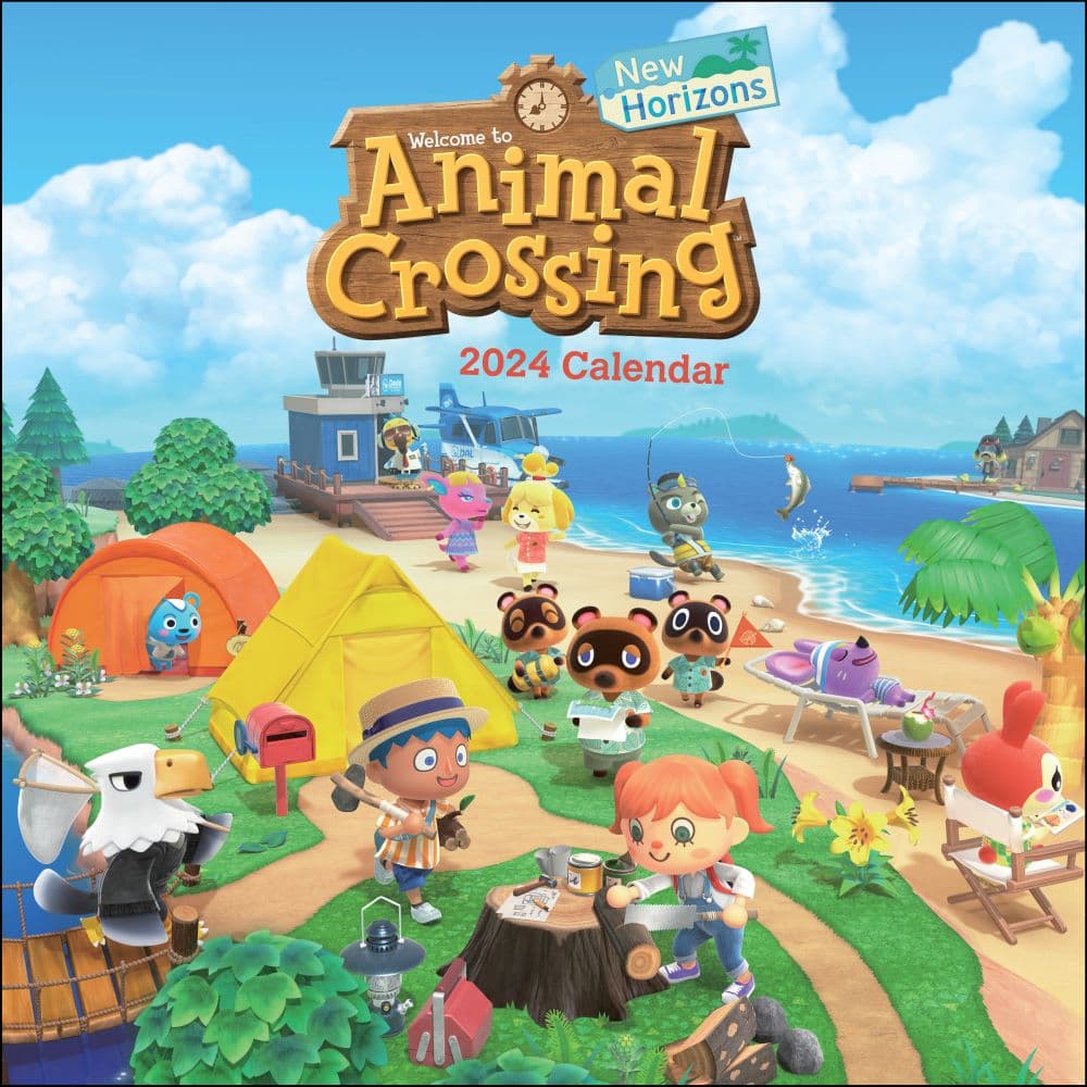 Animal Crossing 2024 Wall Calendar