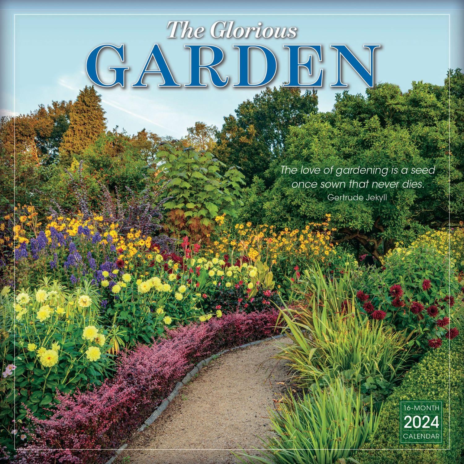 Glorious Gardens 2024 Wall Calendar