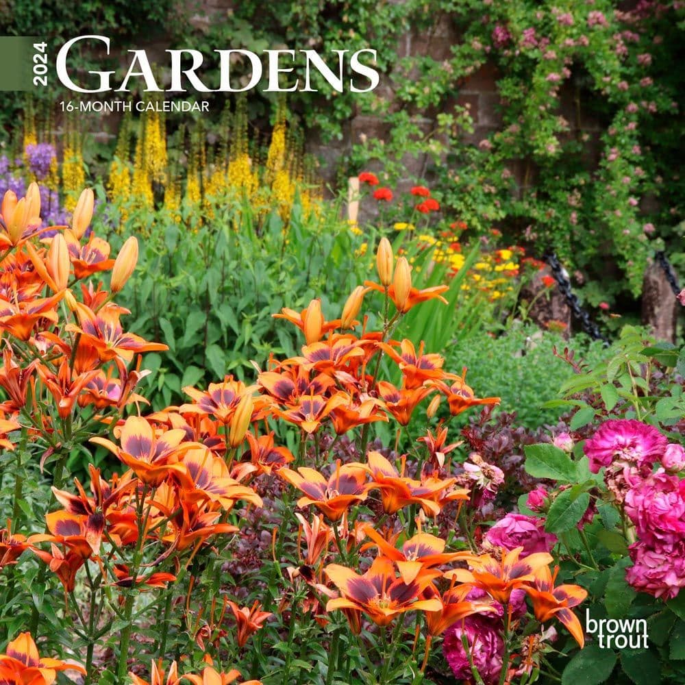 Gardens 2024 Mini Wall Calendar