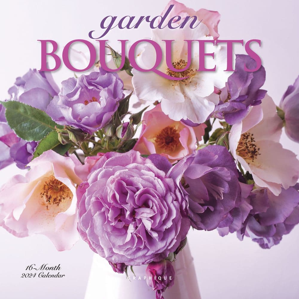 Garden Bouquets 2024 Mini Wall Calendar