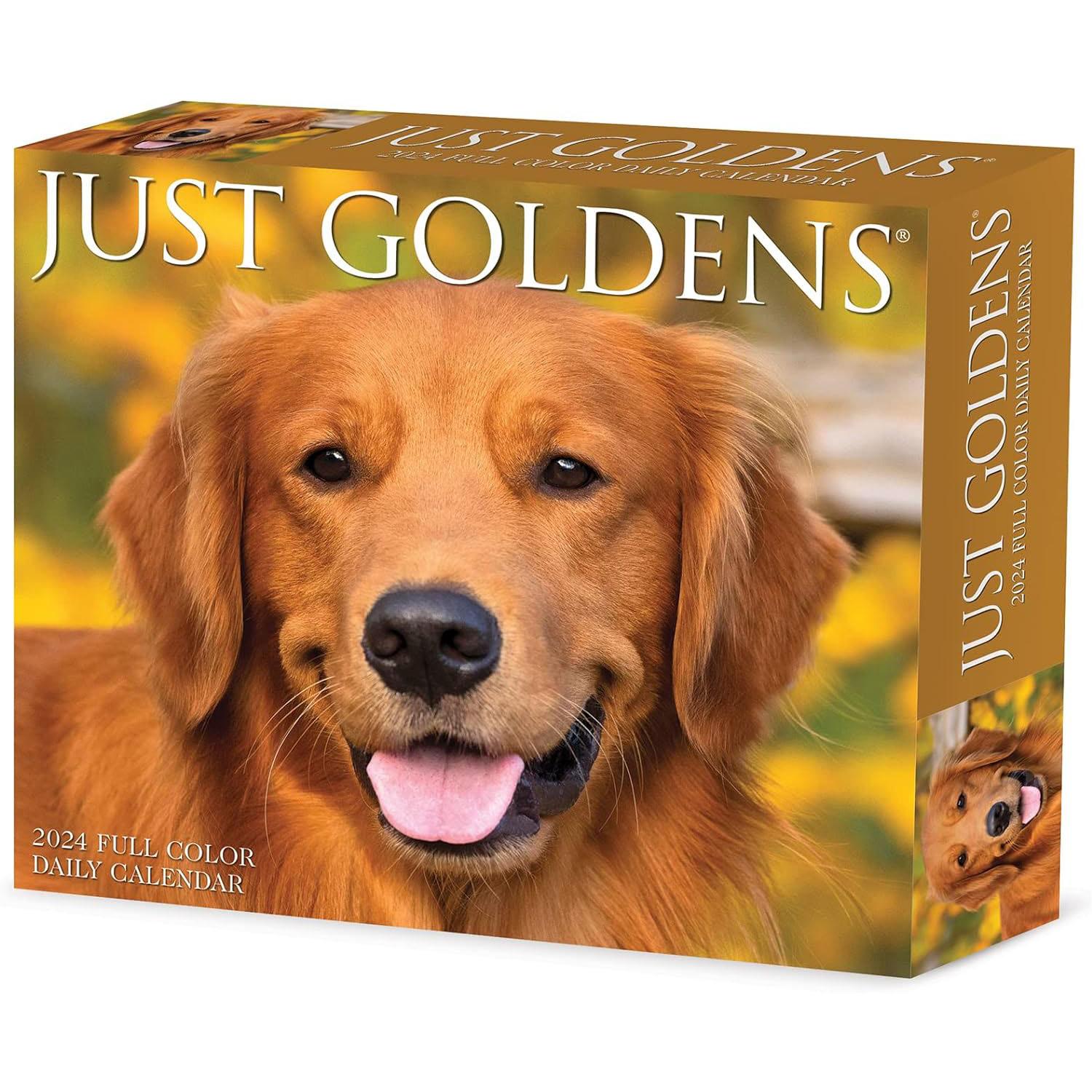 Just Goldens 2024 Desk Calendar