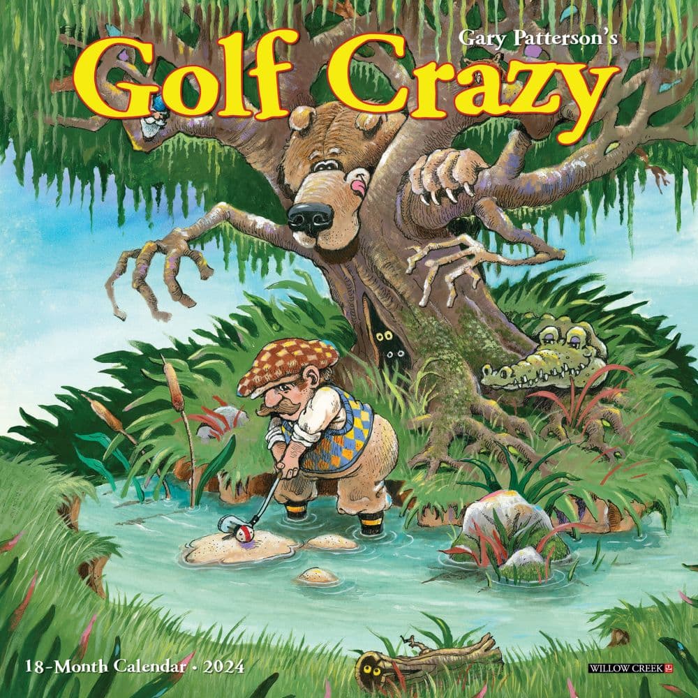 Patterson Golf Crazy 2024 Mini Wall Calendar