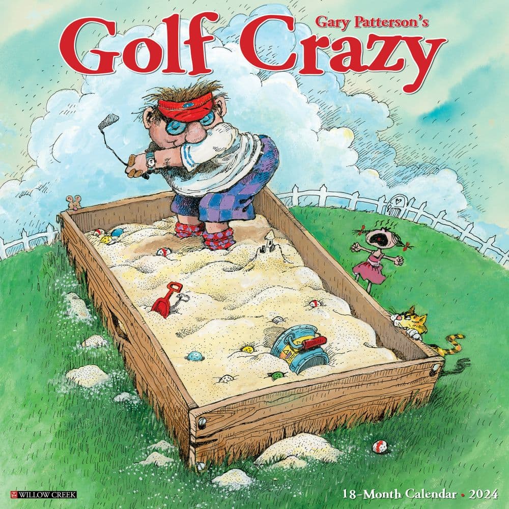 Patterson Golf Crazy 2024 Wall Calendar