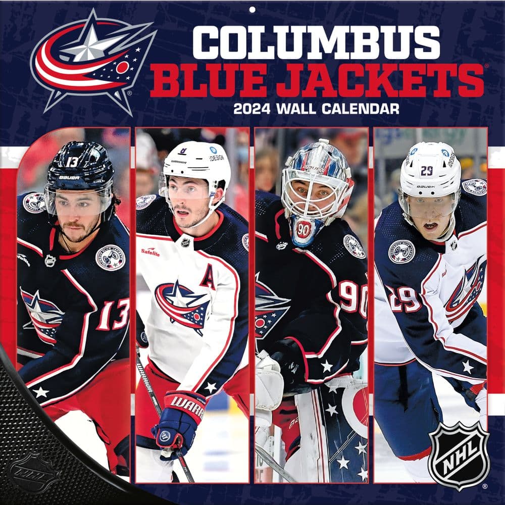 Columbus Blue Jackets 2024 Wall Calendar