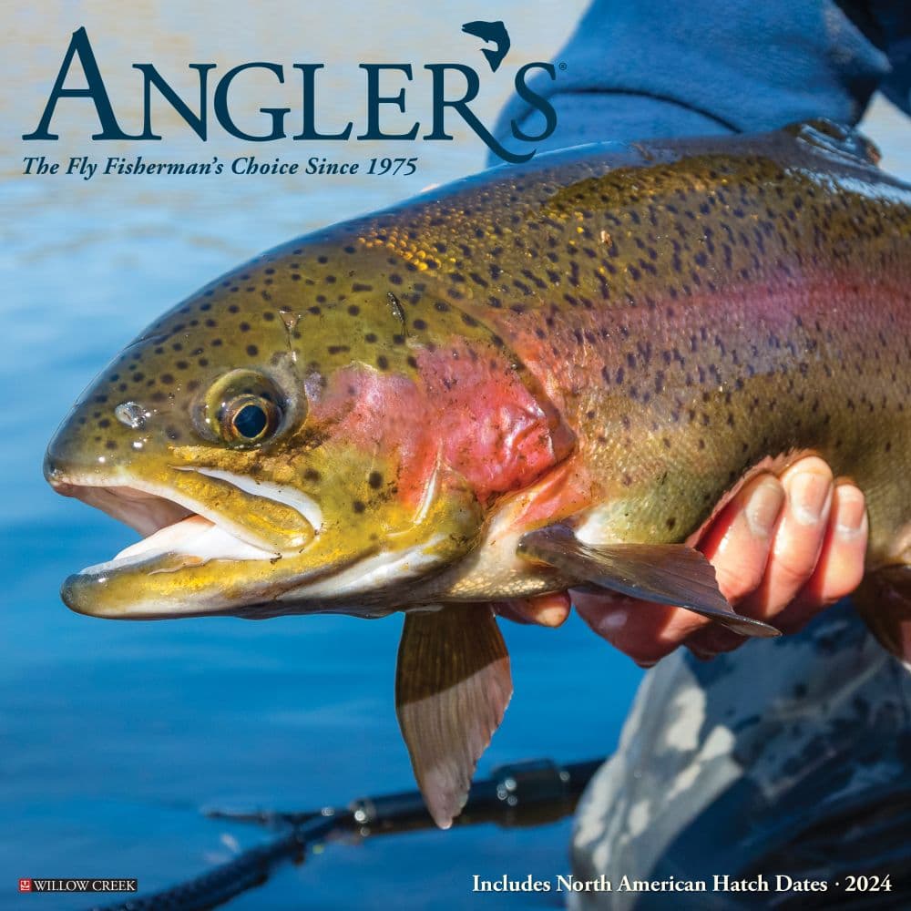 Anglers 2024 Wall Calendar