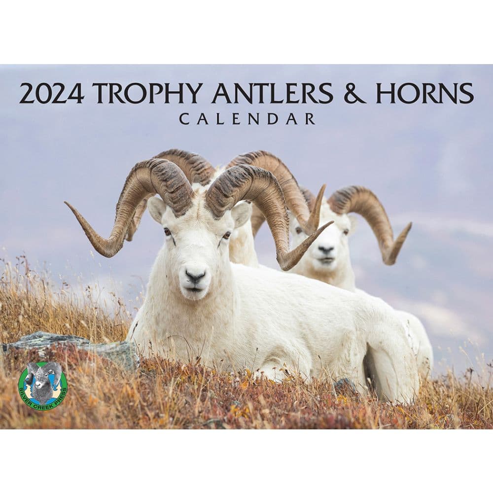 Trophy Antlers and Horns 2024 Wall Calendar