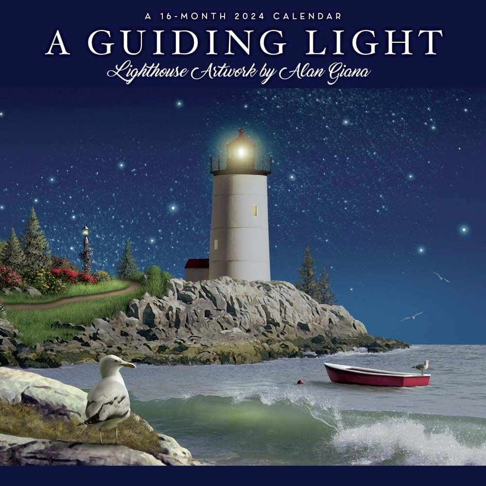 Guiding Light Hopper 2024 Wall Calendar