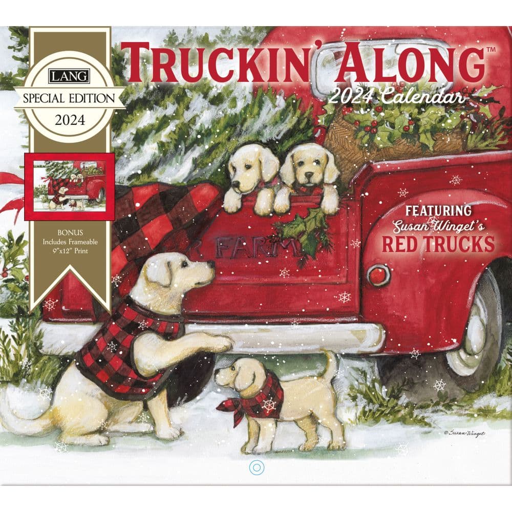 Truckin Along Special Edition 2024 Wall Calendar