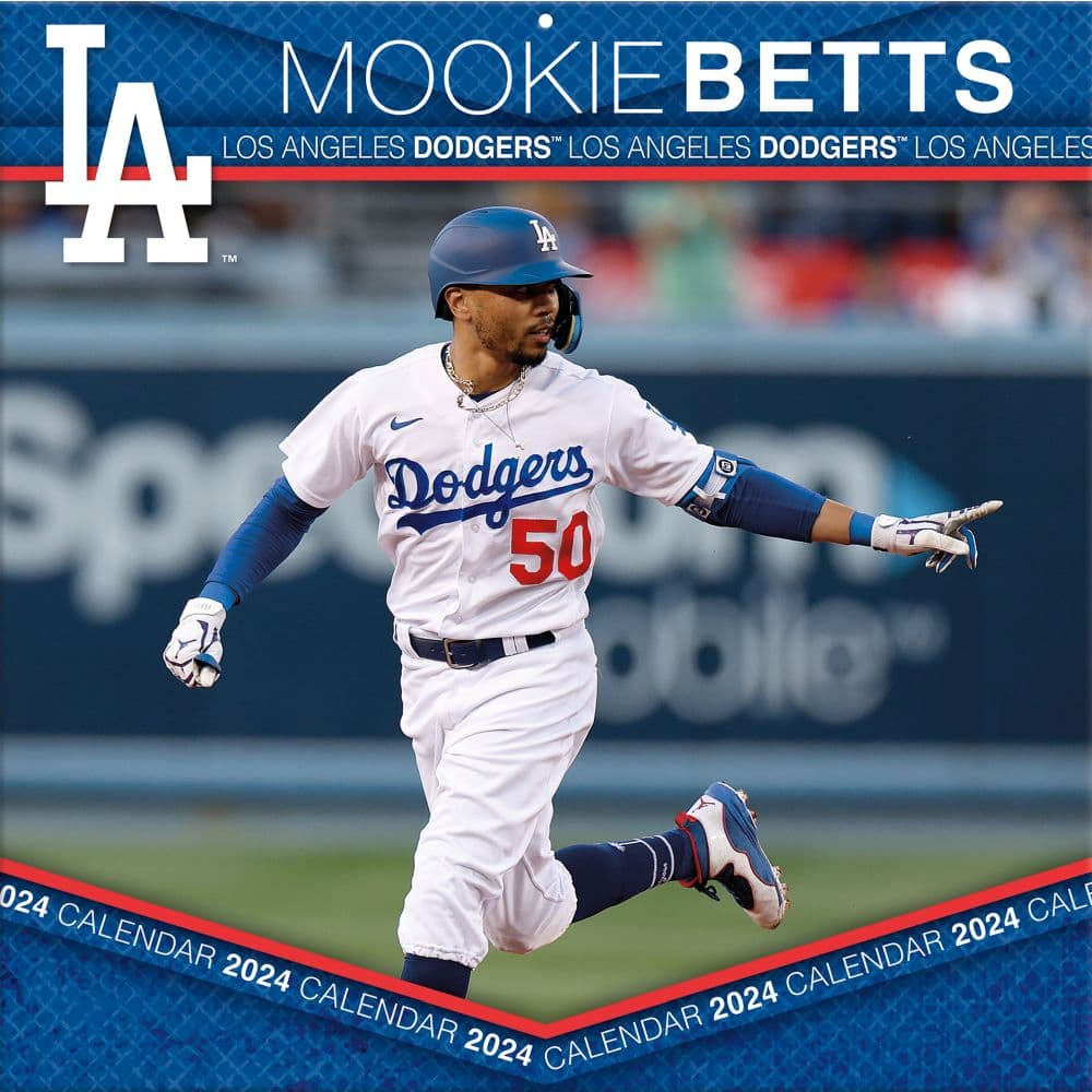 MLB Mookie Betts 2024 Wall Calendar