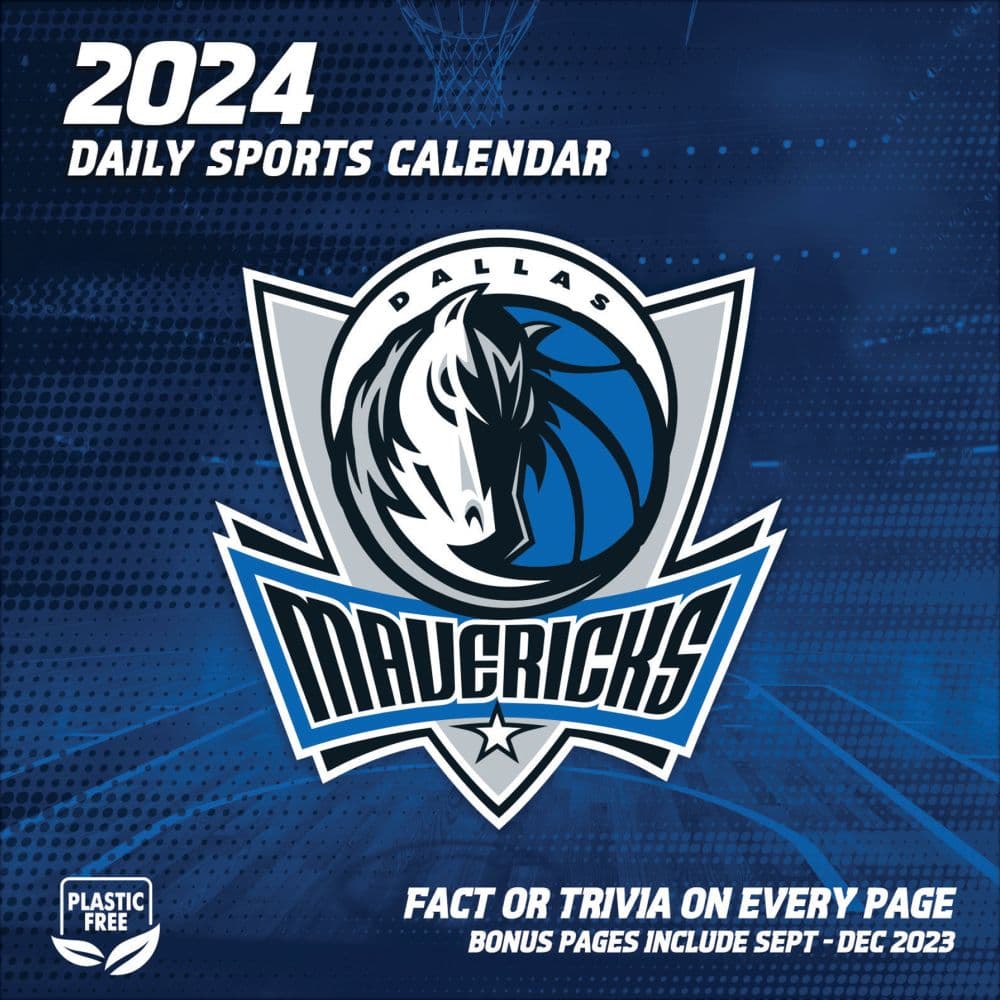 NBA Dallas Mavericks 2024 Desk Calendar