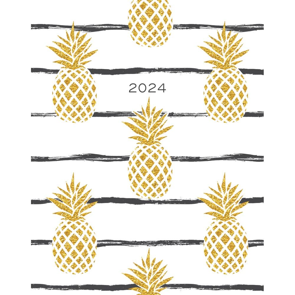 Golden Pineapples Monthly 2024 Planner