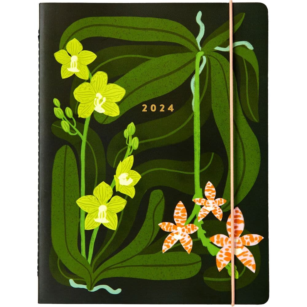 Dark Orchids Jumbo Monthly Planner