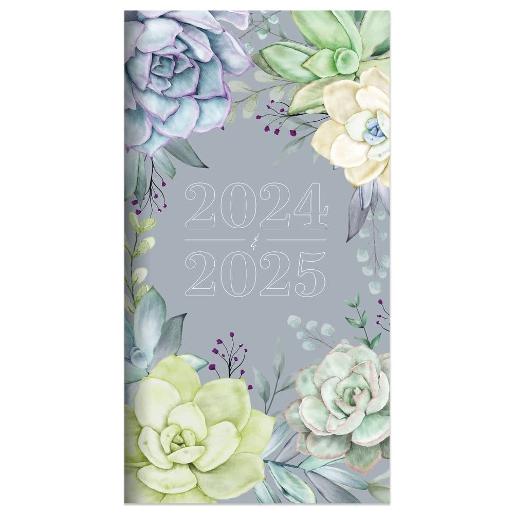 Succulent 2yr 2024 Pocket Planner