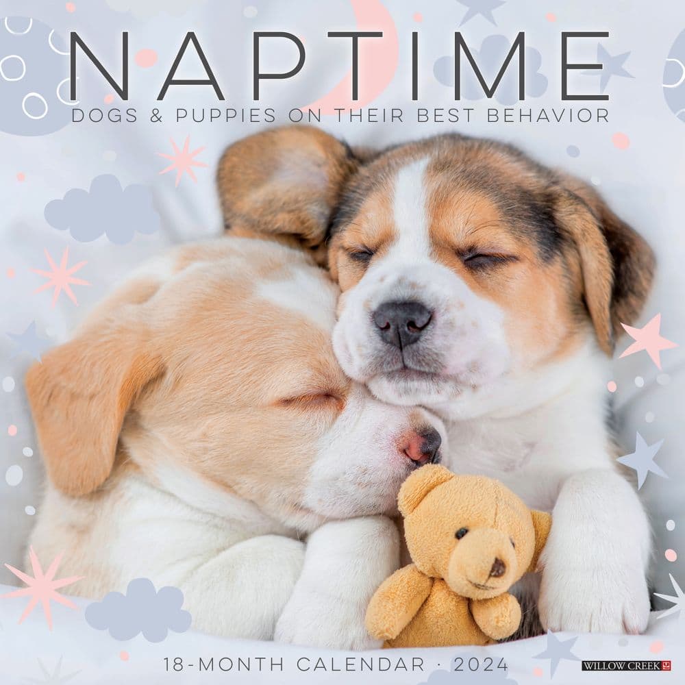 Dog Naps 2024 Wall Calendar