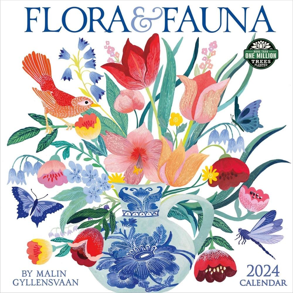 Flora and Fauna 2024 Wall Calendar