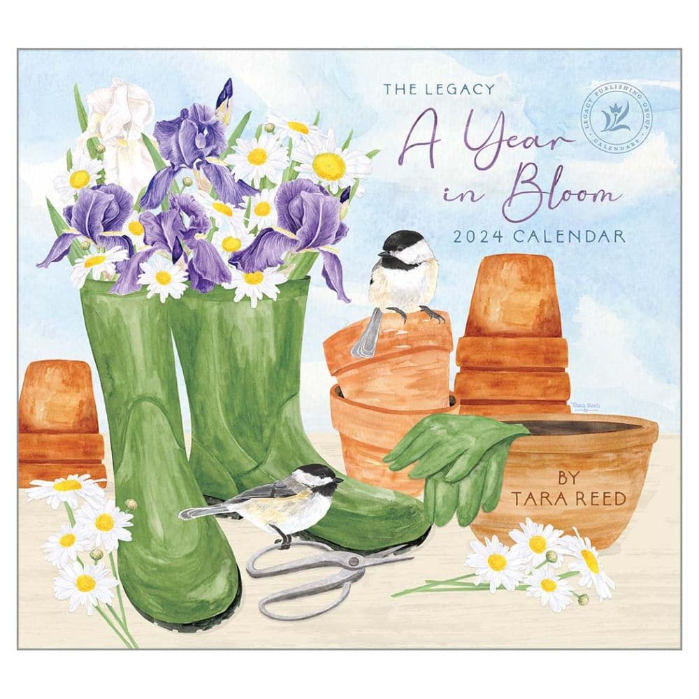 Year In Bloom 2024 Wall Calendar